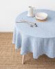 Round Linen Tablecloth | Linens & Bedding by MagicLinen. Item made of fabric