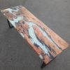 Custom White Epoxy Resin Table | Dining Table in Tables by Ironscustomwood. Item made of wood with metal