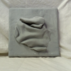 Comfort Zone Mini #02 — Strukturbild Grau | Wall Sculpture in Wall Hangings by Reyku