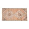 Vintage Beige Midcentury Karapinar Runner 4'11" X 10'3" | Runner Rug in Rugs by Vintage Pillows Store. Item composed of wool & fiber