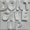 Don't Give Up 4" x 4" | Mixed Media in Paintings by Emeline Tate. Item composed of canvas & synthetic