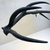 Elk Antler Linear Suspension - Black | Pendants by Farmhaus + Co.. Item composed of synthetic