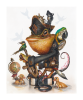 "Oh Captain, My Captain" | Prints by Greg "CRAOLA" Simkins. Item composed of paper