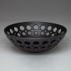 Round Demi Pierced Bowl | Decorative Bowl in Decorative Objects by Lynne Meade. Item composed of stoneware in contemporary style