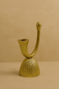 Loop Taper Candle Holder — Gold Finish | Decorative Objects by Raíz Studio