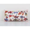 Vintage Oversize Suzani Pillow Cover, Animal Fish Pictorial | Cushion in Pillows by Vintage Pillows Store
