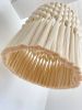 Handmade Macrame Chandelier, Bohemian Beige Tassel Pendant Light, Boho Fringe Ceiling Lamp for Modern Home & Hotel Decoration | Macrame Wall Hanging in Wall Hangings by RavaTapestryArt
