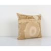Suzani Beige Pillow Fashioned from Uzbek Textile - Muted Lum | Cushion in Pillows by Vintage Pillows Store