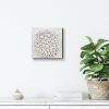 "Pure white #1" | Wall Sculpture in Wall Hangings by Natasha Kanevski. Item made of canvas compatible with minimalism and contemporary style