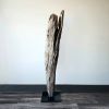 Rustic Driftwood Sculpture "Silver Chasm" | Sculptures by Sculptured By Nature  By John Walker. Item composed of wood compatible with minimalism style