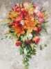 Custom Wedding bouquet painting canvas, Personalized floral | Oil And Acrylic Painting in Paintings by Natart. Item composed of canvas & synthetic