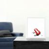 Red Poison Dart Frog | Prints by Brazen Edwards Artist. Item composed of canvas & paper