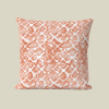 Throw Pillow Ceplok, Cinnamon | Pillows by Philomela Textiles & Wallpaper. Item made of fabric