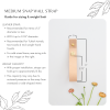 Medium Leather Snap Wall Strap [Round End] | Storage by Keyaiira | leather + fiber | Artist Studio in Santa Rosa. Item composed of leather