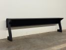 Handmade Drop-Leaf Console Table: Mid-Century Modern Sofa Table, USA made | Clock in Decorative Objects by Niaa