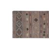 Vintage Beige Blue Caramel Striped Turkish Kilim Rug Runner | Runner Rug in Rugs by Vintage Pillows Store. Item made of wool & fiber