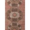 Vintage Extra Long Turkish Runner Rug With Soft Muted Color | Rugs by Vintage Pillows Store. Item made of cotton with fiber