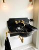 Modern-Minimalist Black Nero Marble Sink | Water Fixtures by AYMARBLEDESIGN LLC