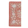 Decorative Orangeade Silk Suzani Suzani With Pomegranates | Tapestry in Wall Hangings by Vintage Pillows Store. Item made of cotton