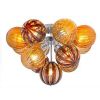 PERLE CEILING (13 GLOBE) | Chandeliers by Oggetti Designs. Item made of glass