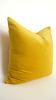 12 X 16 INCHES // buttercup yellow velvet pillow case // yel | Pillow Insert in Pillows by velvet + linen