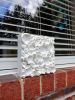 White textural painting, white sculptured wall decor | Oil And Acrylic Painting in Paintings by Natasha Kanevski. Item composed of canvas compatible with minimalism and contemporary style