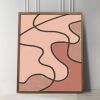 Colorful Abstract Modern wall art in Warm Muted colors | Prints by Capricorn Press. Item composed of paper in boho or minimalism style