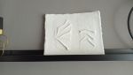 Comfort Zone #01 — Strukturbild Weiß | Wall Sculpture in Wall Hangings by Reyku