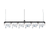 Tribeca Bar Chandelier Linear Suspension (42") | Chandeliers by Michael McHale Designs. Item composed of metal & glass