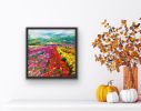 Flowers in Perspective | Oil And Acrylic Painting in Paintings by Checa Art. Item composed of canvas