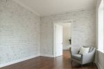 Whitewash Brick — Rustic Farmhouse Luxury Wallpaper Mural | Wall Treatments by ELLE WALLS