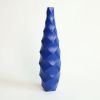 Tower in Cobalt | Vase in Vases & Vessels by by Alejandra Design. Item composed of ceramic
