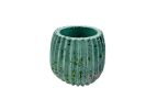 Mint Ribbed Flute Petite Planter | Vases & Vessels by RAW & UNIQ