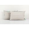 Pair Green Velvet Cushion Cover, Set of Two Designer Lumbar | Pillows by Vintage Pillows Store. Item composed of cotton