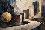 Quiet Ambition | Oil And Acrylic Painting in Paintings by Madame A. K. Selestan