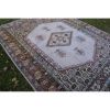 Farmhouse Kitchen Vintage Mid Century Turkish Oushak Rug | Area Rug in Rugs by Vintage Pillows Store. Item composed of cotton and fiber