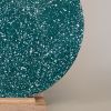 Round Terrazzo 11" - Deep Jungle Green | Decorative Tray in Decorative Objects by Tropico Studio. Item made of stoneware