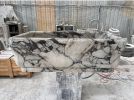 Hand-Carved Marble Bathtub – Sculptural Freestanding Tub | Custom Sizes | Optional Matching Floor & Wall Marble | Water Fixtures by AEGEAN MARBLE ARTISAN ATELIER