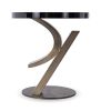 Cosmopolitan lamp table Antique Brushed Bronze finish | Side Table in Tables by Greg Sheres. Item made of bronze