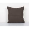 Square Striped Organic Kilim Pillow Case, Turkish Cushion Pi | Pillows by Vintage Pillows Store