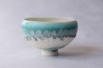 Reef Turquoise porcelain ceremonial bowl, minimal nordic | Dinnerware by Laima Ceramics. Item composed of ceramic compatible with minimalism and contemporary style