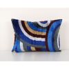 Ikat Colorful Velvet Pillow Cover - Silk Pastel Velvet Lumba | Cushion in Pillows by Vintage Pillows Store