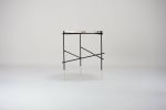 StiltS - Arabescato side table | Tables by DFdesignLab - Nicola Di Froscia. Item composed of steel and marble in minimalism or modern style