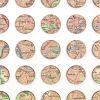 Eighty One Pink London Map Dots Collage | Paintings by Amelia Coward