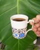 Royal Art Bone China Mug: Hand-Painted with Genuine 3K Gold | Drinkware by Artisan Homeware | The Section Cafe in Tambon Kho Hong. Item composed of ceramic
