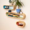Oval Floating Shelves : Unique & Funky Shelving | Storage by Spacecraft Furnishing
