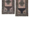 Hand Knotted Turkish Small Rug Mat Distressed Rug | Rugs by Vintage Pillows Store. Item made of cotton & fiber