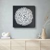 Black and white wall art, abstract wall sculpture | Wall Hangings by Art By Natasha Kanevski. Item made of canvas works with minimalism & contemporary style