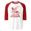 "Simkins Wizard" 3/4 Sleeve Raglan Shirt | Work by Greg "CRAOLA" Simkins