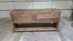Model #1042 - Custom Double Sink Bathroom Vanity | Countertop in Furniture by Limitless Woodworking. Item made of maple wood works with mid century modern & contemporary style